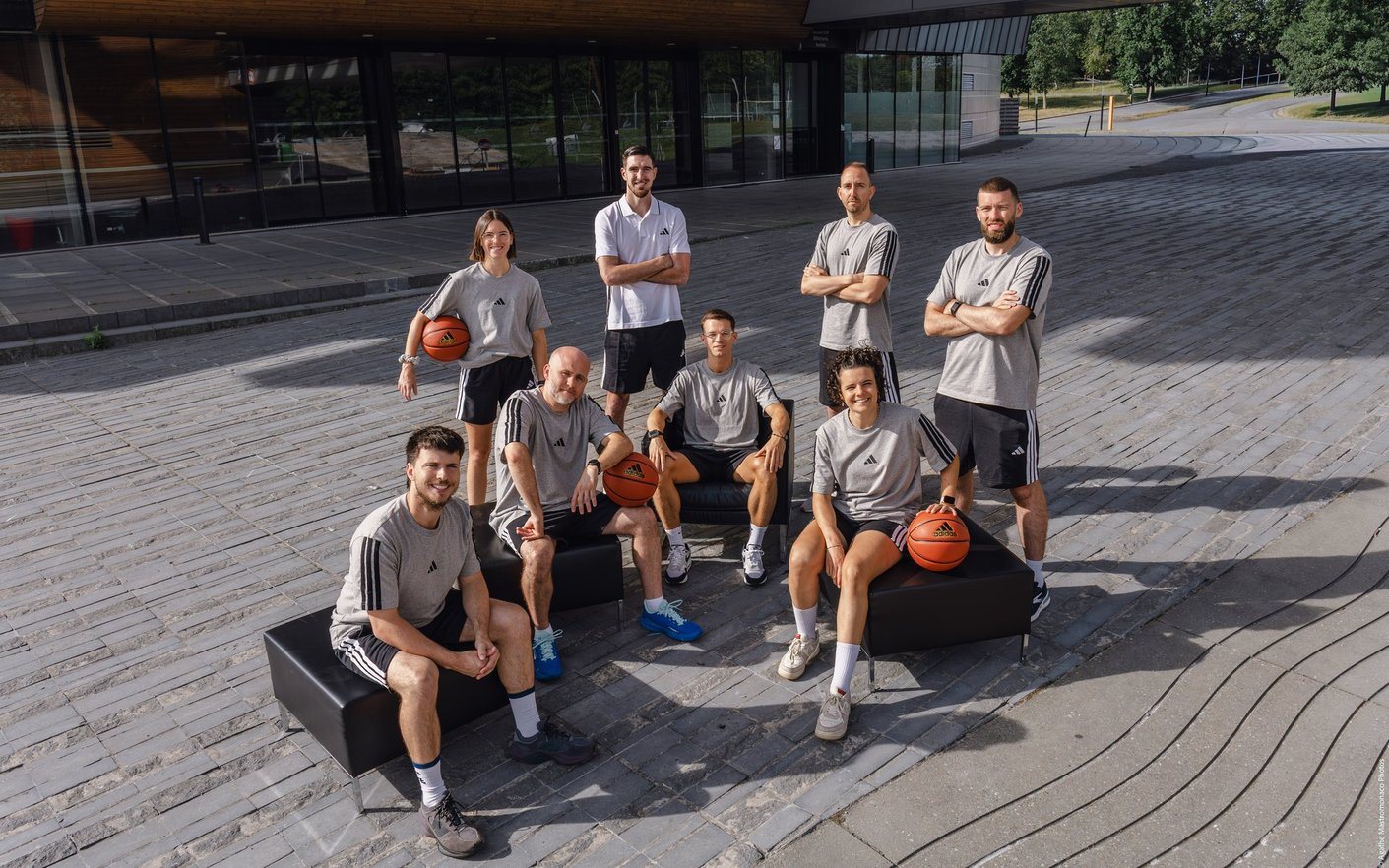 Le staff technique des camps NDC Basketball